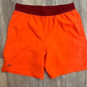 NWOT Fabletics Fundamental Shorts with Liner | Fire